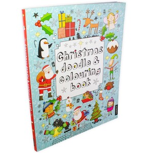 Новорічні книги: Christmas Doodle and Colouring Book