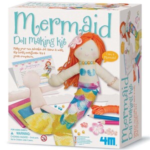 Изготовление игрушек: Набор для творчества 4M Кукла-русалка
