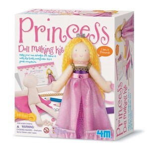 Изготовление игрушек: Набор для творчества 4M Кукла-принцесса
