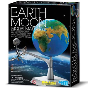 Астрономия и география: Набор для исследований 4M Модель Земля-Луна