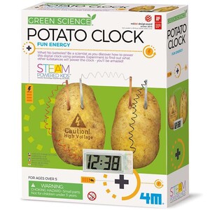 Дослідження і досліди: Набір для досліджень 4M Картопляний годинник