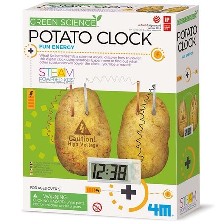 Хімія і фізика: Набір для досліджень 4M Картопляний годинник