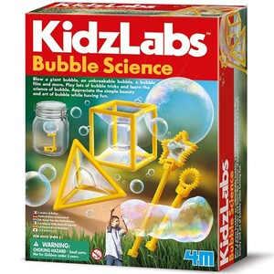 Химия и физика: Набор для исследований 4M Волшебные пузыри