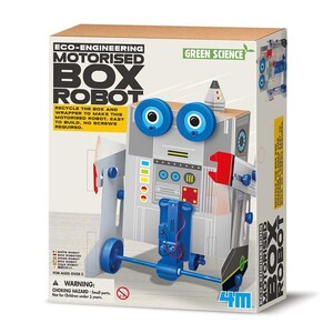 Інтерактивні іграшки та роботи: Науковий набір 4M Робот із коробок