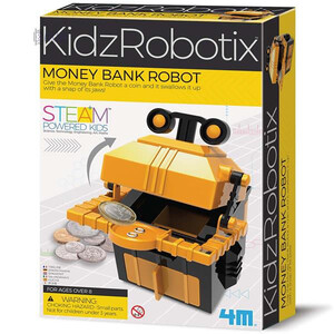Ігри та іграшки: Робот-скарбничка власноруч, 4M
