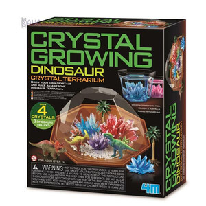 Хімія і фізика: Набір для вирощування кристалів «Динозаври», 4M
