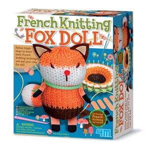 Изготовление игрушек: Набор для творчества 4M Французское вязание Лисичка