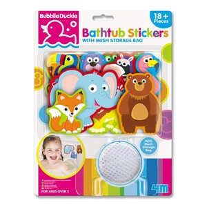 Ігри та іграшки: Набір наклейок для ванної 4M Зоопарк