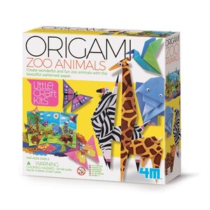 Книги для детей: Набор для оригами «Зоомир», 4M