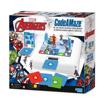 Робототехніка: Набір для навчання дітей програмуванню 4M Disney Avengers Месники