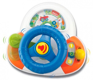 Музыкальные и интерактивные игрушки: Детский руль, игровой тренажер