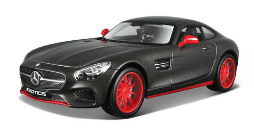 Машинки: Автомодель Mercedes AMG GT тюнінг, сірий металік (1:24), Maisto