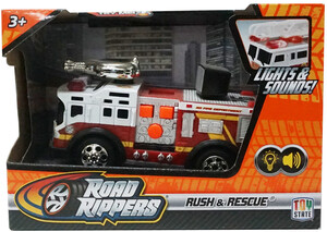 Игры и игрушки: Пожарная машина со светом и звуком 13 см, Серии Road Rippers