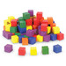 Деревянные цветные кубики, 2.5 см (100 шт.) Learning Resources дополнительное фото 1.