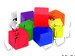 Деревянные цветные кубики, 2.5 см (100 шт.) Learning Resources дополнительное фото 5.