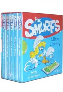 Художні книги: The Smurfs Little Library 5 Board Books Set
