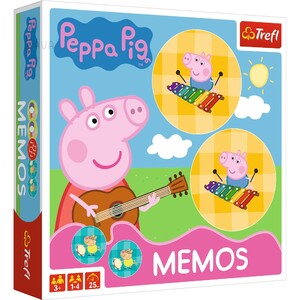 Настільні ігри: Настільна гра «Мемо: Свинка Пеппа», Trefl