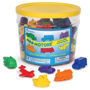 Розвивальні іграшки: Набір фігурок "Транспортні засоби" (72 шт.) Learning Resources