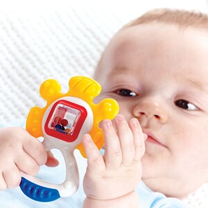 Развивающие игрушки: Погремушка - массажер для дёсен Солнышко