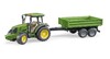 Игровой трактор John Deere 1: 16 с прицепом, Bruder