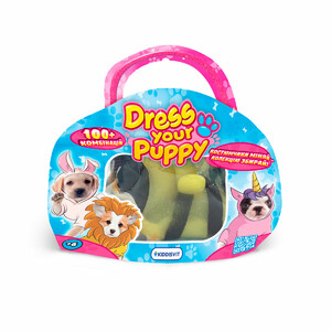 Фигурки: Стретч-игрушка в виде животного «Щенок в костюмчике», Dress Your Puppy