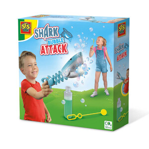 Ігри та іграшки: Ігровий набір з мильними бульбашками «Атака акули», SES Creative