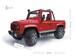 Внедорожник Land Rover Defender, цвет в ассортименте, Bruder дополнительное фото 4.