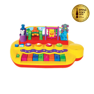 Музыкальные и интерактивные игрушки: Музыкальное пианино «Зверята на качелях», Kiddieland