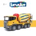 Бетономішалка Scania колір жовтий, синій, Bruder дополнительное фото 6.