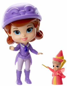 Принцесса София и Флора, мини-кукла, Disney Sofia the First, Jakks Pacific