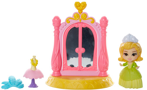 Ляльки і аксесуари: Гардеробна принцеси Ембер, міні-лялька, Disney Sofia the First, Jakks Pacific