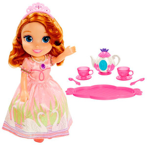 Ігри та іграшки: Лялька Софія з набором для чаювання (30,5 см), Disney Sofia the First, Jakks Pacific