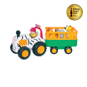 Розвивальні іграшки: Ігровий набір «Трактор Сафарі (російська)», Kiddieland