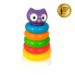 Ігри та іграшки: Розвивальна іграшка «Пірамідка сова», Kiddieland