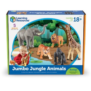 Ігри та іграшки: Великі ігрові фігурки тварин у джунглях, Learning Resources