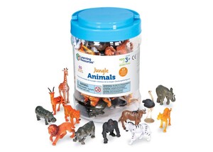 Тварини: Фігурки тварин "В джунглях" (60 шт.), Learning Resources