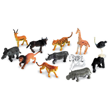 Тварини: Фігурки тварин «У джунглях» 12 шт. від Learning Resources