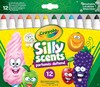 Ароматизовані широкі змиваються фломастери (12 шт), Silly Scents, Crayola