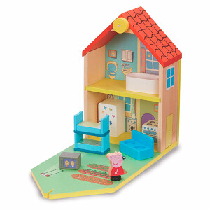 Ігри та іграшки: Дерев'яний ігровий набір «Будинок Пеппи», Peppa Pig