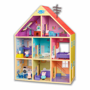 Будиночки і меблі: Дерев'яний ігровий набір «Котедж Пеппи Делюкс», Peppa Pig