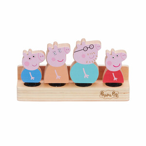 Фигурки: Деревянный набор фигурок «Семья Пеппы», Peppa Pig