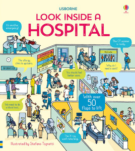 Книги для дітей: Look inside a hospital [Usborne]
