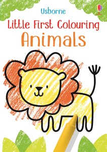 Малювання, розмальовки: Little First Colouring Animals [Usborne]