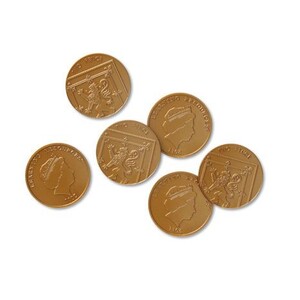Простая арифметика: Игрушечные деньги "Монеты по 2 британских пенни" (100 шт.) Learning Resources