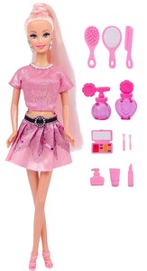 Ляльки: Лялька Ася блондинка в рожевому ТМ Ася серія Студія краси