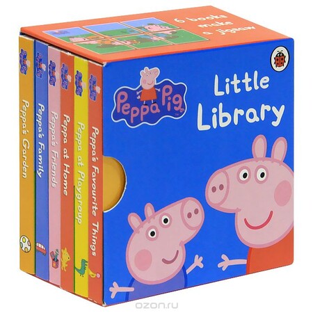 Свинка Пеппа: Peppa Pig: Little Library (комплект із 6 мініатюрних книжок) (9781409303183)