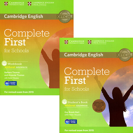 Іноземні мови: Complete First for Schools Students book Pack (Students bookw/o Answers with CD-ROM,Workbook w/o Ans