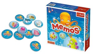 Ігри та іграшки: Настільна гра «Мемо: мешканці океану», укр. мова, Trefl