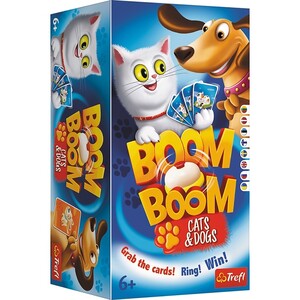 Ігри та іграшки: Настільна гра «Бум Бум: Собаки та Кішки», Trefl