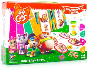 Игры и игрушки: Развивающая игра Vladi Toys 44 Котенка Часики тик так (укр)